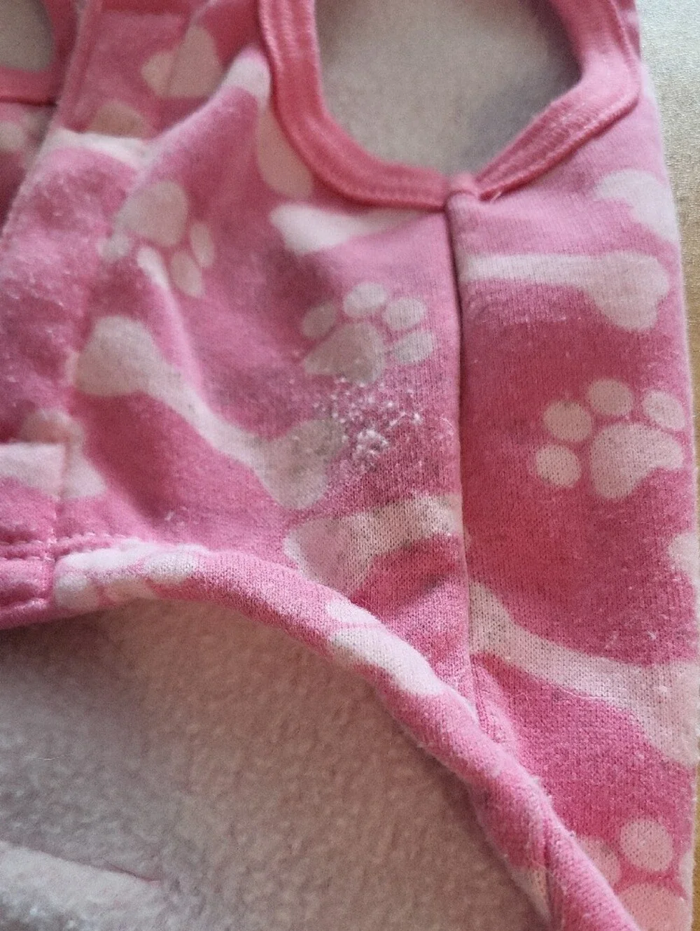 Pink Paw & Bone Hoodie Dog Sweater - Comfortable Pet Hoodie